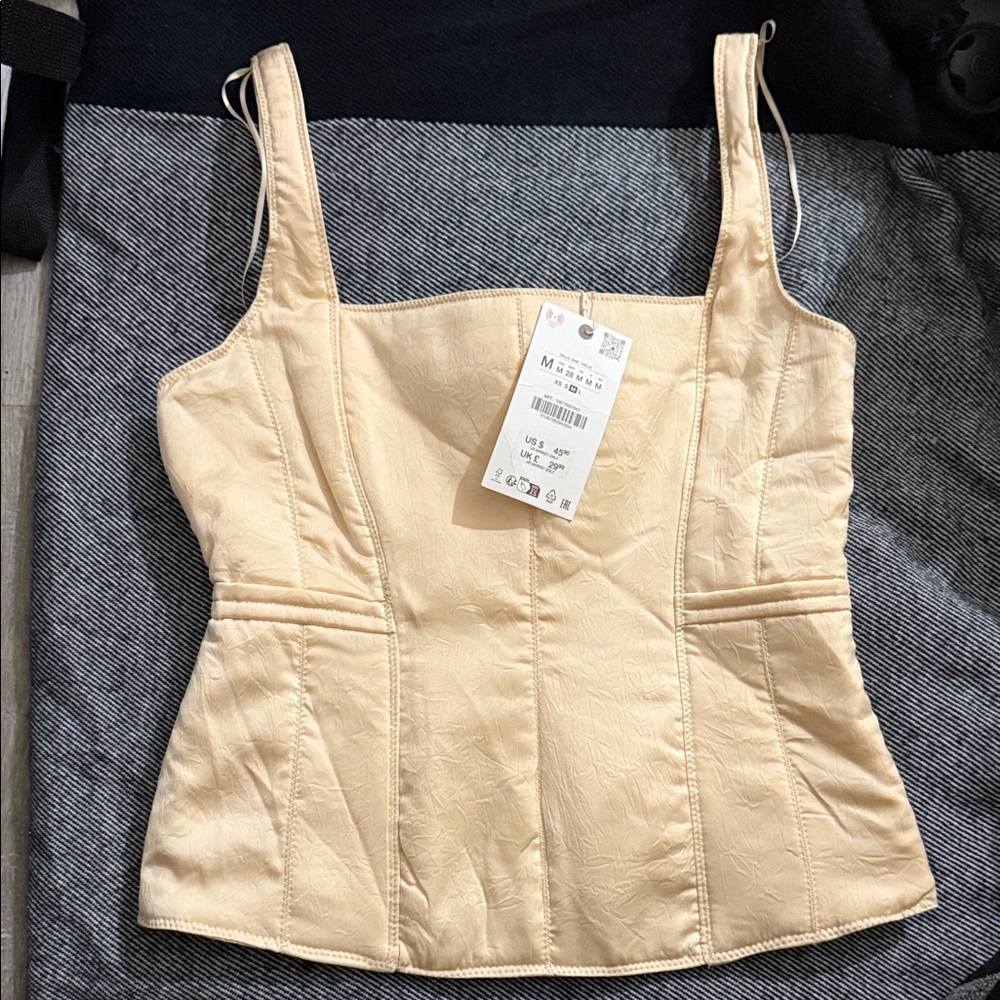 NWT Zara Corset Top